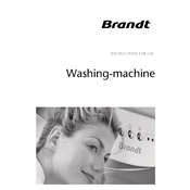 Brandt WFH1067K Washing Machine manual cover