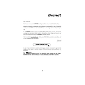 Brandt OCTO584SE Washing Machine manual cover