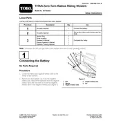 Toro Titan ZX4800 74830 Mower manual cover