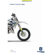 Husqvarna TC 65 2018 Motorcycle manual cover