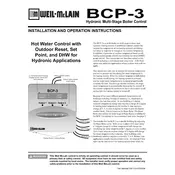 Weil-McLain BCP-3 Controller manual cover