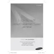 Samsung Blu-ray HT-D4500 Series Home Theater System manual cover