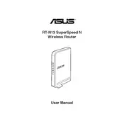 ASUS RT-N13 Router manual cover