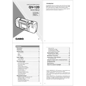 Casio QV120 Camera manual cover