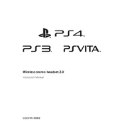 Sony PlayStation 4 PS4 CECHYA-0083 manual cover