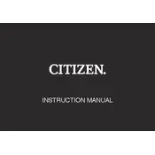 Citizen 6350 Watch manual cover