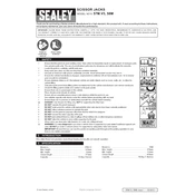 Sealey 57M.V3 Scissor Jack manual cover