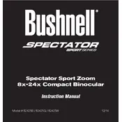 Bushnell 82425B Binocular manual cover