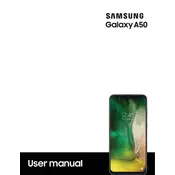 Samsung Galaxy A50 Sprint SM-A505UZKNSPR Phone manual cover