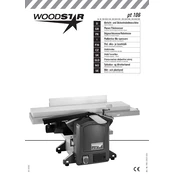 Woodstar PT 106  3902203000 Planing Machine manual cover