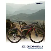 Trek 2022 Checkpoint ALR Bicycle manual cover