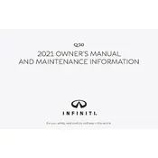 Infiniti Q50 2021 Sedan manual cover