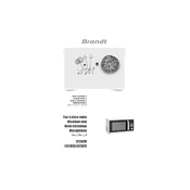 Brandt GE2302W Microwave Oven manual cover