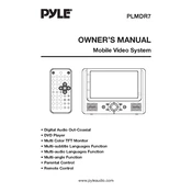 Pyle PLMDR7 Monitor manual cover