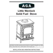 AGA Little Wenlock Stove manual cover