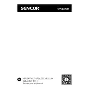 Sencor SVC 0725BK Vacuum Cleaner manual cover