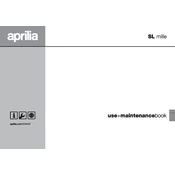 Aprilia SL Mile 1999 Motorcycle manual cover