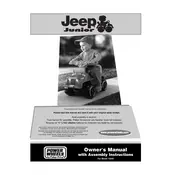 Power Wheels Mattel Jeep Junior 74240 Toy manual cover