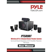 Pyle PT589BT Speaker manual cover