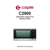 Caple C2900 Oven manual cover