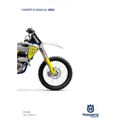 Husqvarna FC 250 2023 Motorcycle manual cover