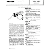 Shure 50AC Microphone manual cover