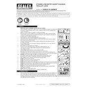 Sealey 1020LE.V3 Trolley Jack manual cover