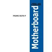 ASUS PRIME X670-P Motherboard manual cover