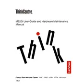 Lenovo ThinkCentre M920t Computer manual cover