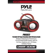 Pyle PHCD22.5 Radio manual cover