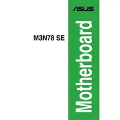 ASUS M3N78 SE Motherboard manual cover