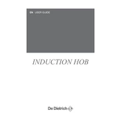 De Dietrich DPI7570XT Hob manual cover