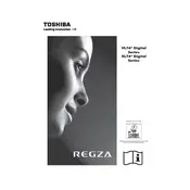 Toshiba Regza 40XL748 TV manual cover