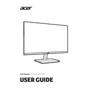 Acer VT0 VT270 Monitor manual cover