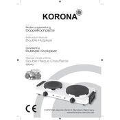 Korona 59040 Stove manual cover