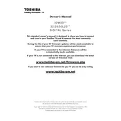 Toshiba 32L2333 TV manual cover