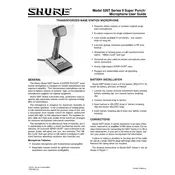 Shure 526T 2 Microphone manual cover