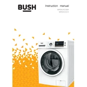 Bush WMSAE1016W 9305184 Washing Machine manual cover