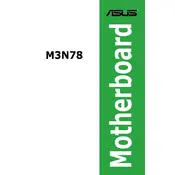 ASUS M3N78 Motherboard manual cover