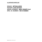 McCulloch M56-190APX 4x4