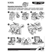 Xerox WorkCentre C2424 Repacking Instruction Printer manual cover