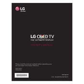 LG 77EG9700 TV manual cover