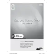 Samsung DV210A Dryer manual cover