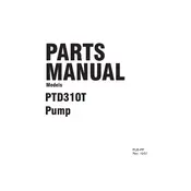 Subaru PTD310T Pump manual cover