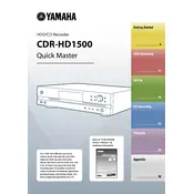 Yamaha CDR-HD1500 Recorder