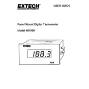 Flir Extech 461950 Tachometer manual cover