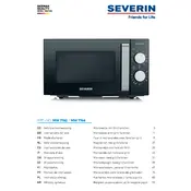 Severin MW 7762 Microwave manual cover