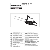 McCulloch PRO MAC 61 CC manual cover