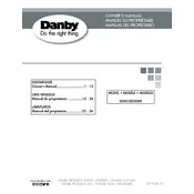 Danby DDW1805EWP Dishwasher manual cover