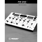 Peavey PM One Mixer manual cover